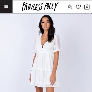 Ferocity white mini dress